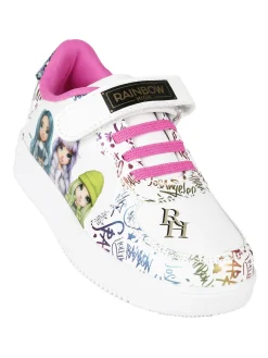 Rainbow Sneakers da bambina con strappo