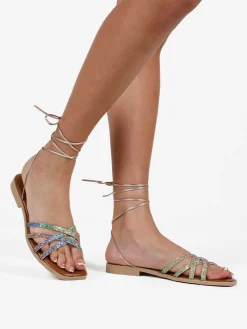 Rebecca - Made In Italy Sandali bassi da donna alla schiava