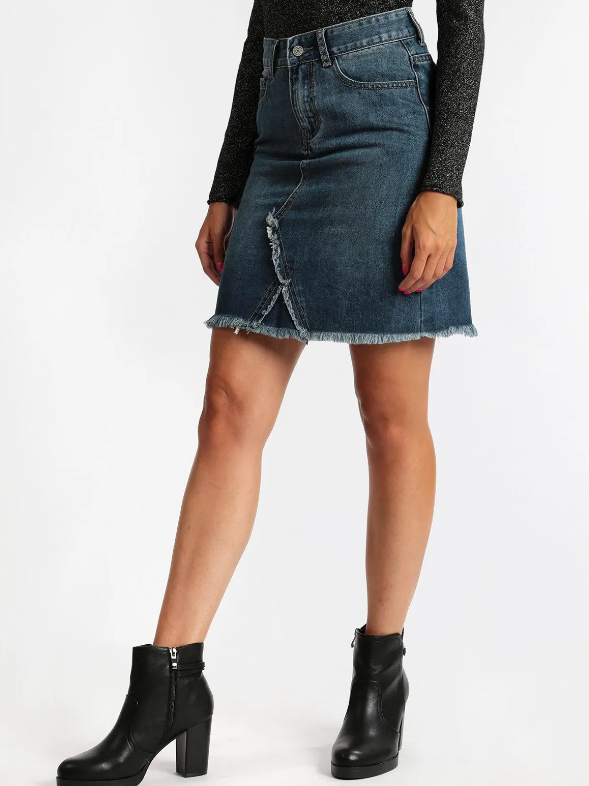 Redseventy Gonna di jeans midi