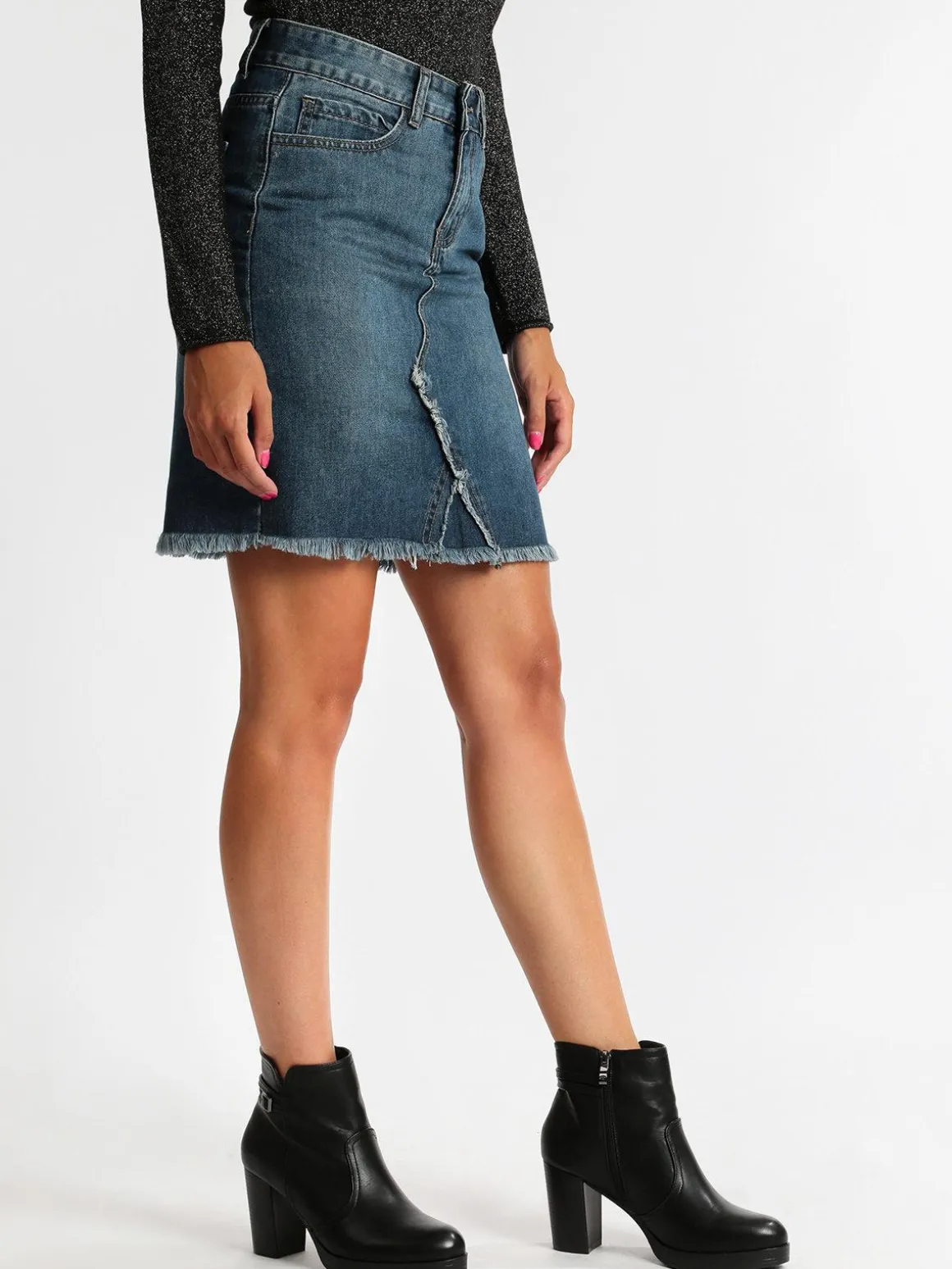 Redseventy Gonna di jeans midi
