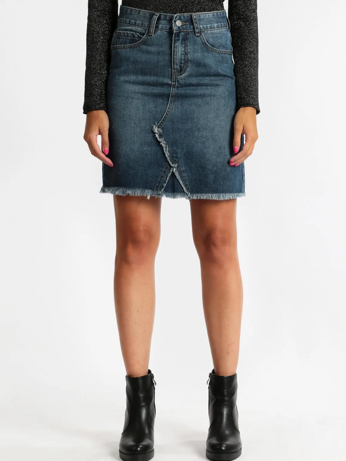 Redseventy Gonna di jeans midi