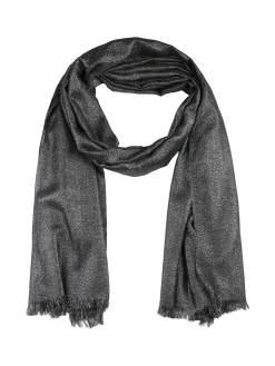 Regina Schrecker Sciarpa donna leggera lurex - antracite