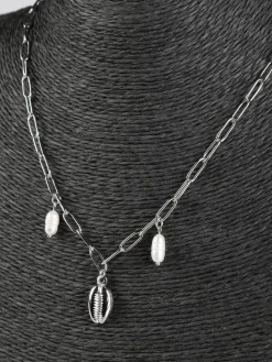 Rejena Collana donna in acciaio con strass