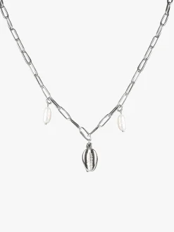 Rejena Collana donna in acciaio con strass