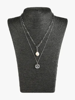 Rejena Collana donna in acciaio con perla