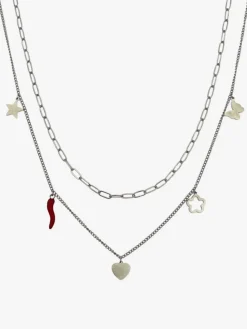 Rejena Collana donna in acciaio con ciondolo