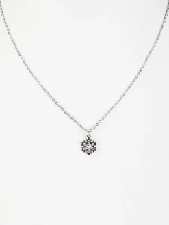 Rejena Collana sottile da donna con charm ghiaccio