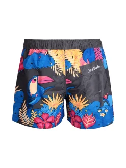 Renato Balestra Boxer da mare uomo con fantasia floreale