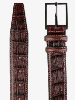 Renato Balestra Cintura in pelle effetto coccodrillo