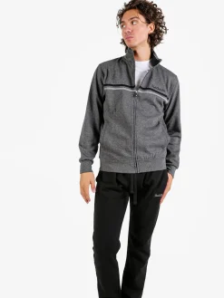 Renato Balestra Completo tuta da uomo 2 pezzi con felpa zip e pantaloni - antracite