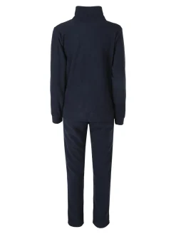 Renato Balestra Completo tuta da donna 2 pezzi in pile con zip - blu scuro