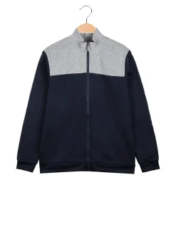Renato Balestra Felpa da bambino full zip con strisce sulle maniche
