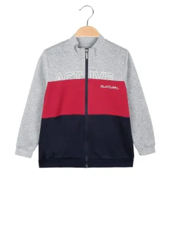 Renato Balestra Felpa pesante da bambino full zip multicolore