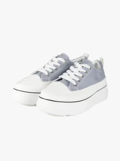 Renda Sneakers donna in tela con platform