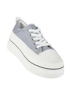 Renda Sneakers donna in tela con platform