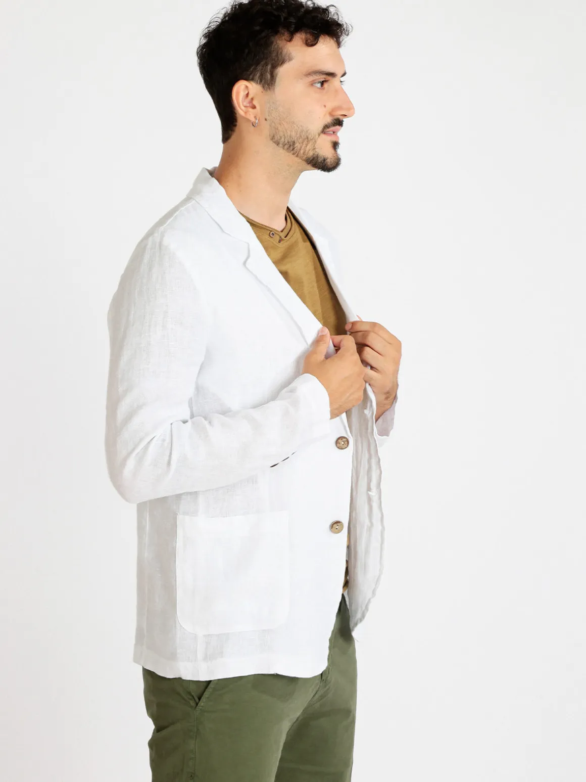 Renever Giacca uomo in lino