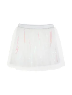 Re Panda Completo elegante da bambina con gonna in tulle