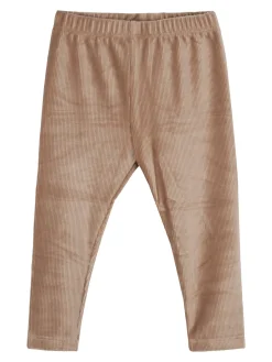 Re Panda Completo lungo da neonata con maglietta e leggings in velluto a costine - rosa