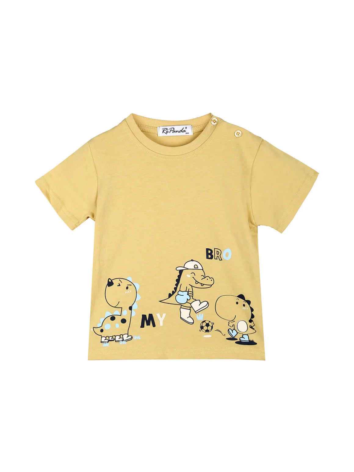 Re Panda Completo tuta 3 pezzi da neonato con cappuccio e zip - beige