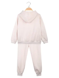 Re Panda Completo tuta 2 pezzi da bambina con cappuccio