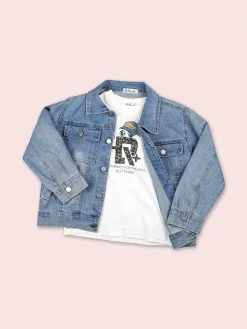 Re Panda Giacca in jeans da bambino - jeans