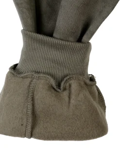 Re Panda Pantaloni da ragazzo con tasconi e polsini - militare