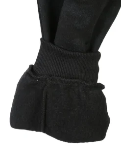 Re Panda Pantaloni da ragazzo con tasconi e polsini - nero