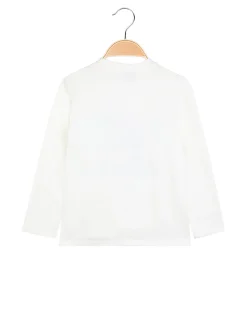 Re Panda T-shirt manica lunga da bambino con stampa