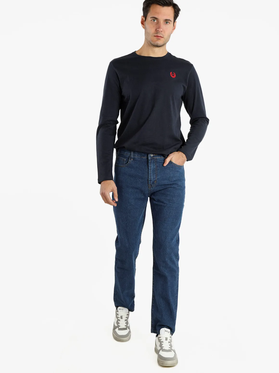 Re&X Jeans a gamba dritta regular fit taglie forti