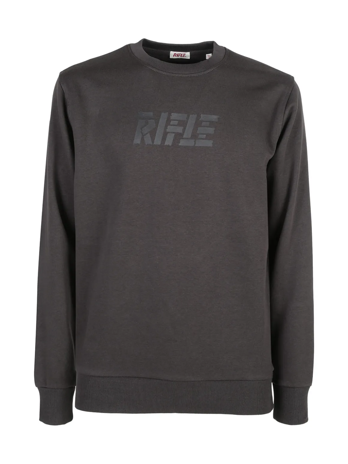 Rifle Felpa girocollo da uomo invernale con logo - grigio scuro