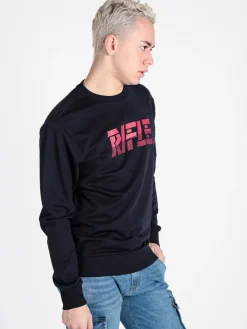 Rifle Felpa girocollo da uomo in cotone