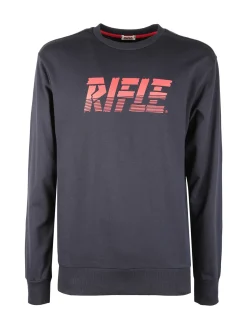 Rifle Felpa girocollo da uomo in cotone