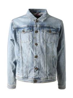Rifle Giacca in jeans da uomo con bottoni - jeans