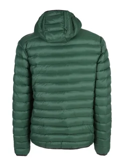 Rifle Giubbotto da uomo imbottito con cappuccio e zip - verde