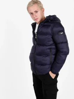 Rifle Giubbotto da uomo imbottito con cappuccio e zip