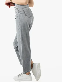 Rifle Jeans donna a gamba larga - grigio