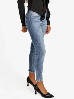 Rifle Jeans donna slim fit con spacco finale - jeans