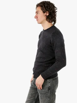 Rifle Maglione girocollo da uomo misto lana - nero