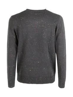 Rifle Maglione girocollo da uomo misto lana - nero