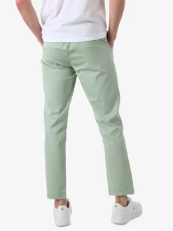 Rifle Pantaloni casual da uomo leggeri con risvolto - acqua marina