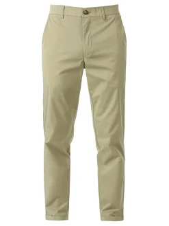 Rifle Pantaloni casual da uomo leggeri con risvolto - pistacchio