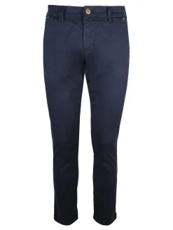 Rifle Pantaloni da uomo in cotone con risvolto finale