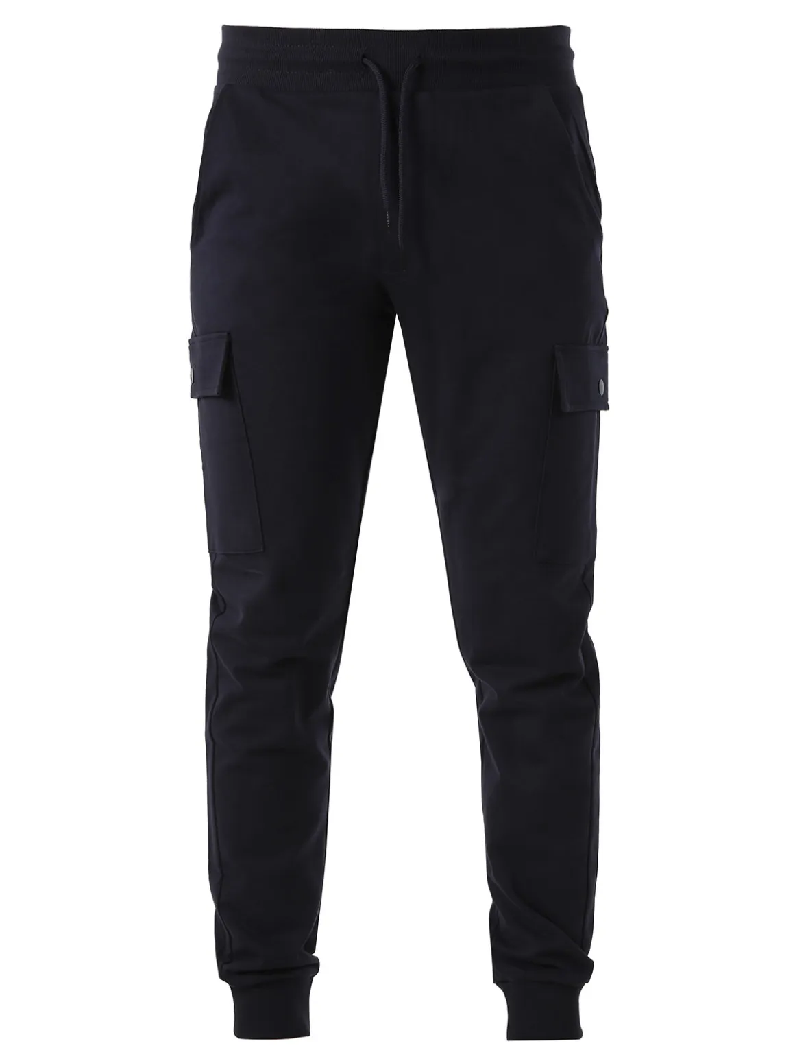 Rifle Pantaloni sportivi da uomo in cotone con tasconi laterali - blu scuro
