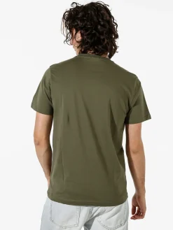 Rifle T-shirt in cotone da uomo con logo - militare