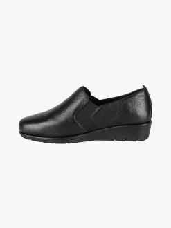 Riposella Mocassini comfort in pelle da donna con zeppa