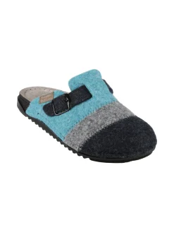 Riposella Pantofole donna in feltro con cinturino