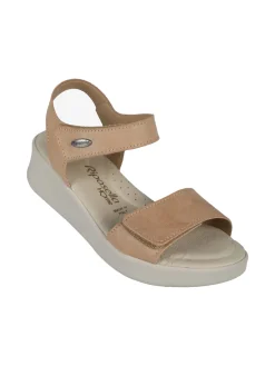 Riposella Sandali donna con zeppa e cinturini a strappo