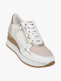 Riposella Sneakers in pelle da donna con zeppa