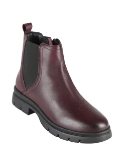 Riposella Stivaletti donna in pelle con zip
