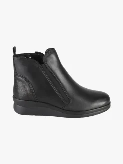 Riposella Stivaletti in pelle da donna con zeppa